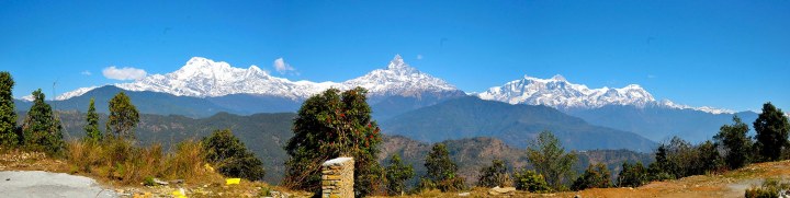 Amazing Mountain View from Himalayan Deurali Resort